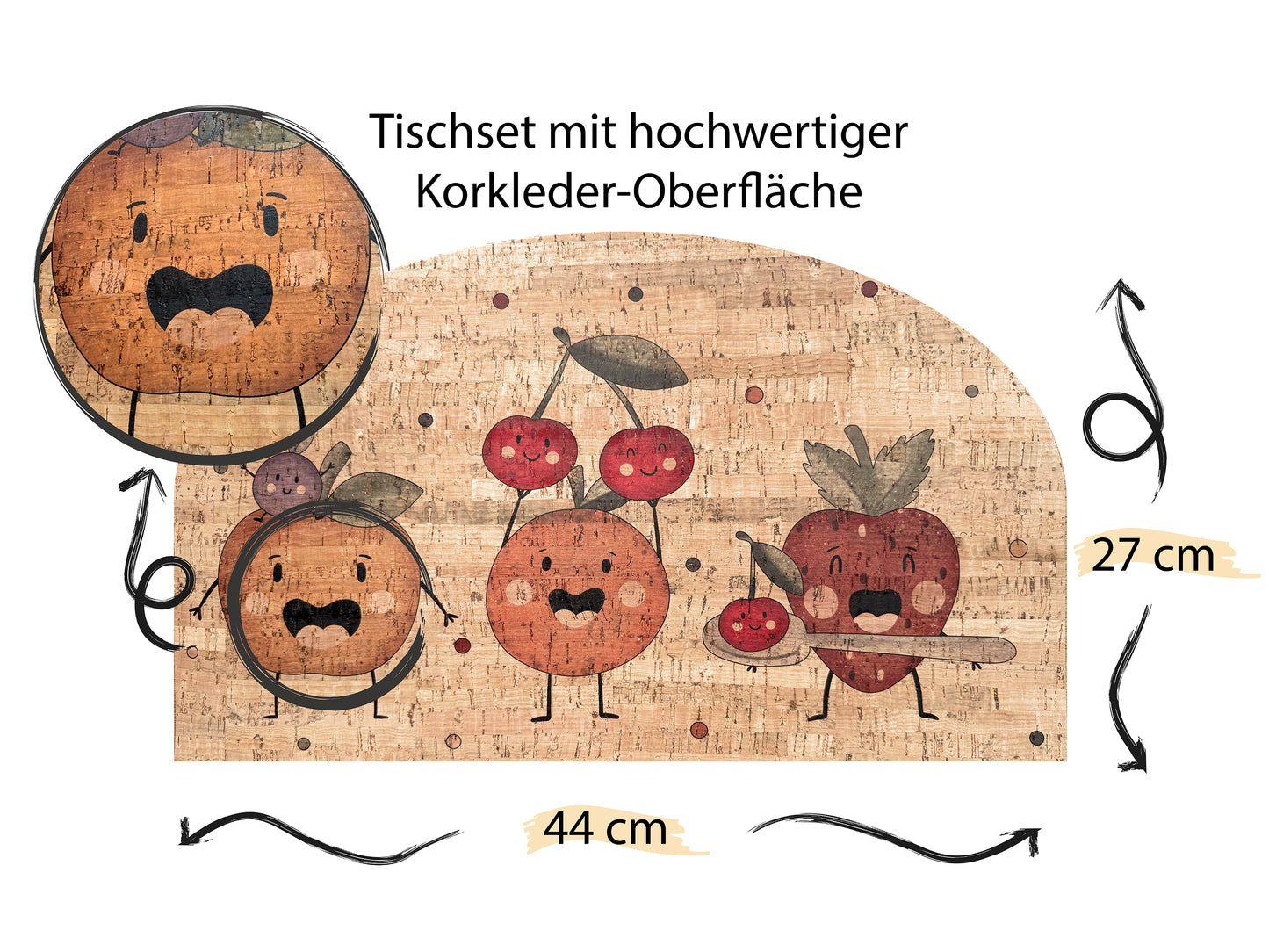 NEU!! Tischset "Cherry"